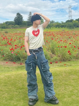 「アイテム（ボクサーパンツ）」を使った、1ts my lifeさん（メンズ・60cm）の秋コーディネート