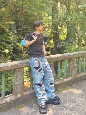 「NewRock」｜1ts my lifeさん（メンズ・60cm）の夏コーディネート