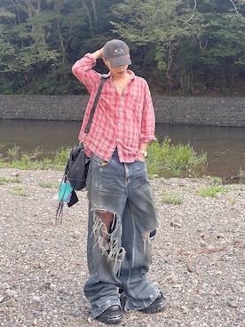 「アイテム（パンツ）」を使った、1ts my lifeさん（メンズ・60cm）の秋コーディネート