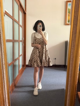 「MUJI」｜𝐃𝐞𝐛𝐛𝐲🎀さん（レディース・155cm）の夏コーディネート