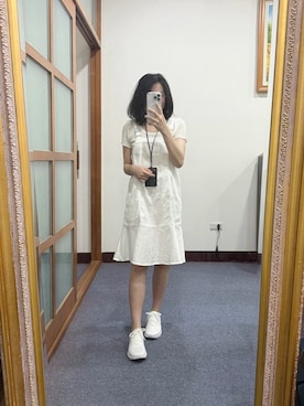 「UNDER ARMOUR（アンダーアーマー）のアイテム」を使った、𝐃𝐞𝐛𝐛𝐲🎀さん（レディース・155cm）の夏コーディネート