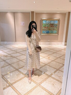「chanel」｜「アイテム（ワンピース/ドレス）」を使った、𝐃𝐞𝐛𝐛𝐲🎀さん（レディース・155cm）の冬コーディネート