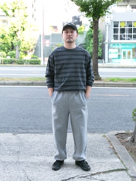 「アイテム（パンツ）」を使った、kondoさん（メンズ・180cm）の夏コーディネート