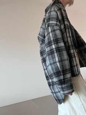 「アイテム（その他アウター）」を使った、Piiiiさん（レディース・158cm）の秋コーディネート