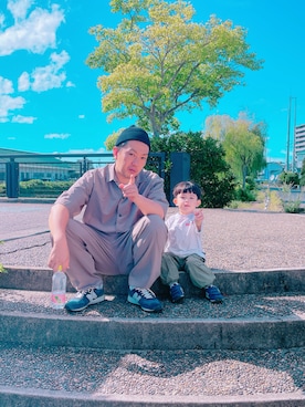 「アイテム（帽子）」を使った、Megumi さん（レディース・159cm・40代）の秋コーディネート
