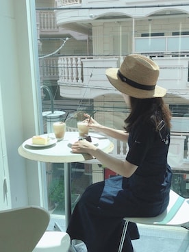 「The Virgnia（ザ ヴァージニア）のアイテム」を使った、nanaさん（レディース・156cm）の夏コーディネート