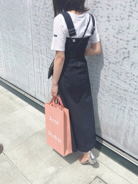 「The Virgnia（ザ ヴァージニア）のアイテム」を使った、nanaさん（レディース・156cm）の夏コーディネート