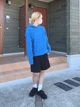 「カラー×コーデ」｜「アイテム（パーカー）」を使った、maki☆*さん（レディース・156cm）の秋コーディネート