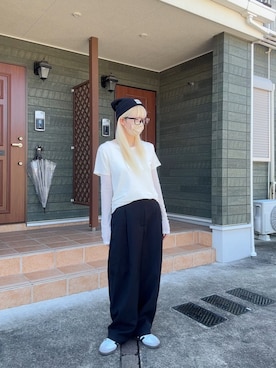 「adidas Originals（アディダスオリジナルス）のアイテム（スニーカー）」を使った、maki☆*さん（レディース・156cm）の秋コーディネート
