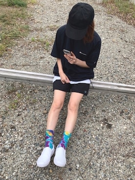 「チャイハネ（チャイハネ）のアイテム（レッグウェア）」を使った、maki☆*さん（レディース・156cm）の春コーディネート