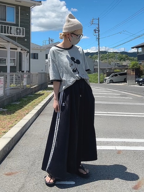 maki☆*｜adidasのスカートを使ったコーディネート - WEAR