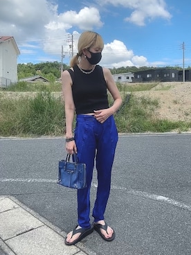 「A.P.C.（アーペーセー）のアイテム（アクセサリー）」を使った、maki☆*さん（レディース・156cm）の夏コーディネート