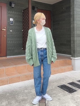 「LUON（ルオン）のアイテム」を使った、maki☆*さん（レディース・156cm）の春コーディネート