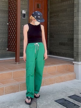 「A.P.C.（アーペーセー）のアイテム（アクセサリー）」を使った、maki☆*さん（レディース・156cm）の夏コーディネート