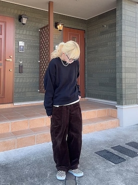 「VANS(バンズ)のアイテム」を使った、maki☆*さん(レディース・156cm)の冬コーディネート