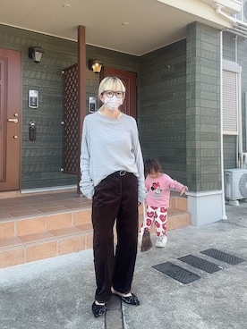 「アイテム（パンプス）」を使った、maki☆*さん（レディース・156cm）の秋コーディネート