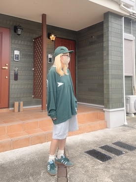 「アイテム（ソックス/靴下）」を使った、maki☆*さん（レディース・156cm）の秋コーディネート