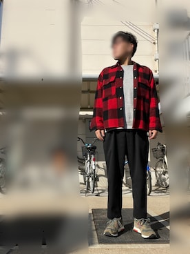 「無印良品（ムジルシリョウヒン）のアイテム（スウェット）」を使った、ノエルさん（メンズ・173cm）の秋コーディネート