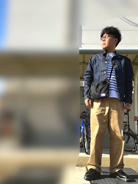 ノエルさんの「DENIM BRUT VESTE JEAN JPS」を使ったコーディネート