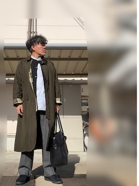 「アイテム（スニーカー）」を使った、ノエルさん（メンズ・173cm）の冬コーディネート