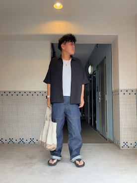 「UNITED ARROWS（ユナイテッドアローズ）のアイテム」を使った、ノエルさん（メンズ・173cm）の秋コーディネート