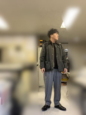 「A.P.C.（アーペーセー）のアイテム（スウェット）」を使った、ノエルさん（メンズ・173cm）の秋コーディネート