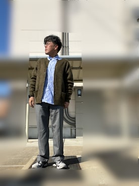 「ADAM ET ROPE'（アダムエロペ）のアイテム」を使った、ノエルさん（メンズ・173cm）の冬コーディネート