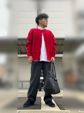 「ZARA（ザラ）のアイテム（トートバッグ）」を使った、ノエルさん（メンズ・173cm）の秋コーディネート