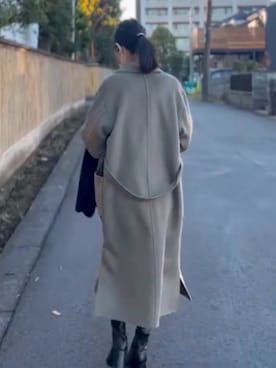 「A part by（アパートバイ）のアイテム（その他アウター）」を使った、ｎａさん（レディース・165cm）の冬コーディネート