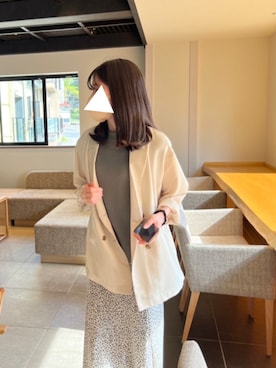 「ごきげんウィーク」｜「アイテム（ジャケット/アウター）」を使った、ｎａさん（レディース・165cm）の春コーディネート