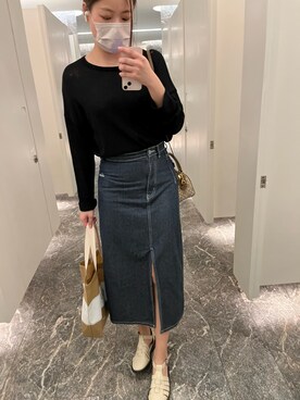 「Hissoのアイテム」を使った、kkyさん（レディース・160cm）の春コーディネート