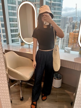 kkyさん（レディース・160cm）の夏コーディネート