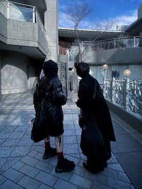 「grounds（グラウンズ）のアイテム」を使った、夜凪さん（レディース・157cm）の冬コーディネート