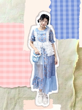 「アイテム（その他トップス）」を使った、yukoさん（レディース・167cm）の夏コーディネート