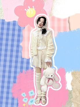 「アイテム（アンサンブル）」を使った、yukoさん（レディース・166cm）の春コーディネート