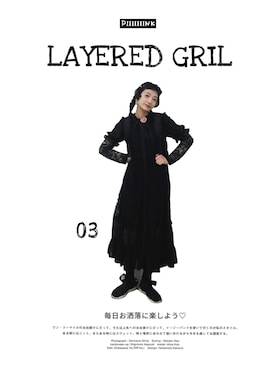 「Ank Rouge（アンクルージュ）のアイテム（バッグ）」を使った、yukoさん（レディース・167cm）の冬コーディネート