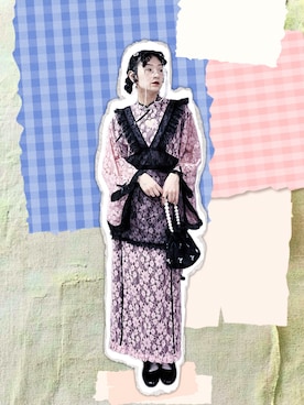 「one after another NICE CLAUP（ワンアフターアナザーナイスクラップ）のアイテム」を使った、yukoさん（レディース・167cm）の夏コーディネート