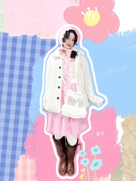 「TINA：JOJUN（ティーナジョジュン）のアイテム」を使った、yukoさん（レディース・166cm）の春コーディネート