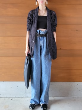 「アイテム（アンダーウェア）」を使った、さおりんこさん（レディース・165cm）の夏コーディネート