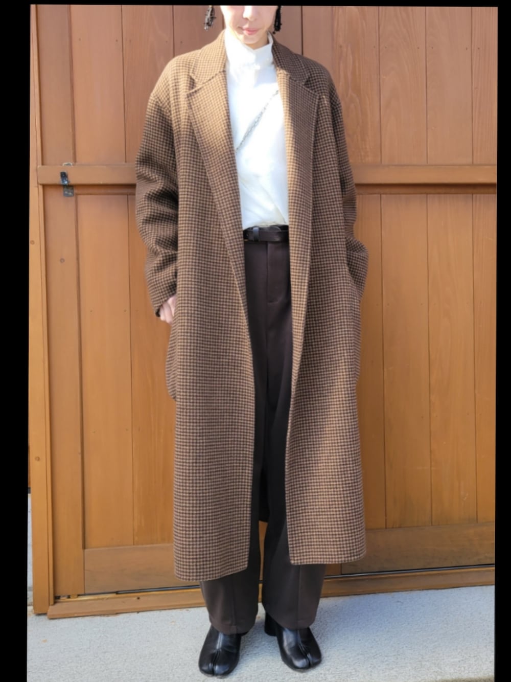 TODAYFUL（トゥデイフル）の「スタンドカラーオーガンジーブラウス