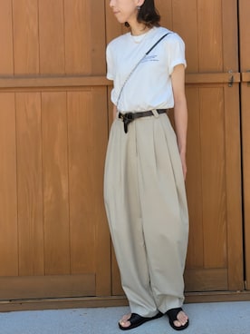 「アイテム（財布）」を使った、さおりんこさん（レディース・165cm）の夏コーディネート