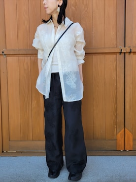 「select MOCA by son（セレクトモカバイソン）のアイテム」を使った、さおりんこさん（レディース・165cm）の春コーディネート