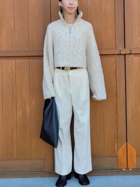 「アイテム（アクセサリー）」を使った、さおりんこさん（レディース・165cm）の秋コーディネート