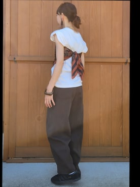 「アイテム（アクセサリー）」を使った、さおりんこさん（レディース・165cm・40代）の夏コーディネート