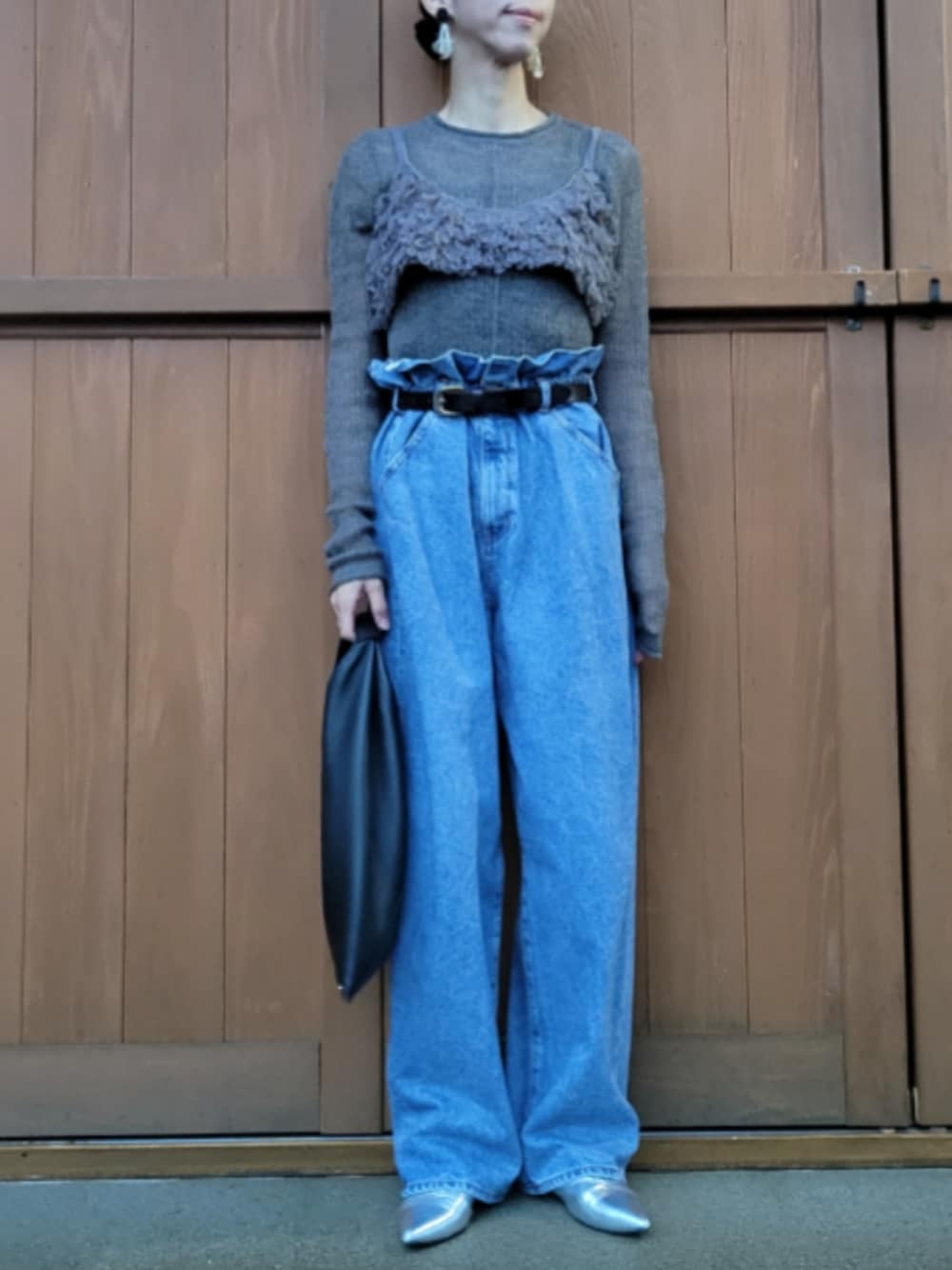 anuke（アンヌーク）の「Waist Tuck Denim（デニムパンツ）」 - WEAR