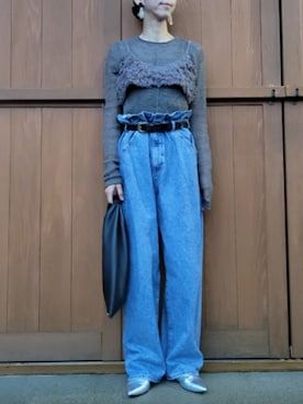 さおりんこさん（骨格ウェーブ・レディース・165cm・40代）の秋コーディネート
