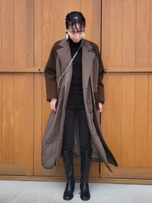 ETRE TOKYO（エトレトウキョウ）の「キルティングレイヤードコート 