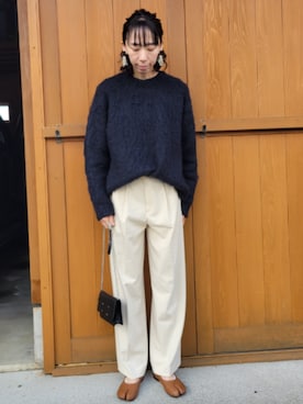 「アイテム（アクセサリー）」を使った、さおりんこさん（レディース・165cm・40代）の冬コーディネート