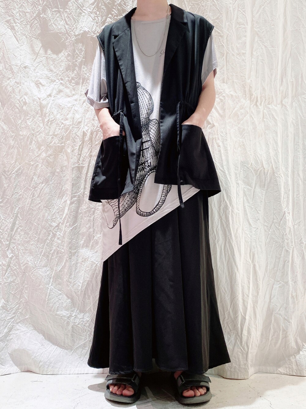 AFYFBASIC FOR OVSIZELONG SKIRT/ロングスカート AFYF（エーエフワイエフ）の「AFYFBASIC FOR OVSIZELONG SKIRT