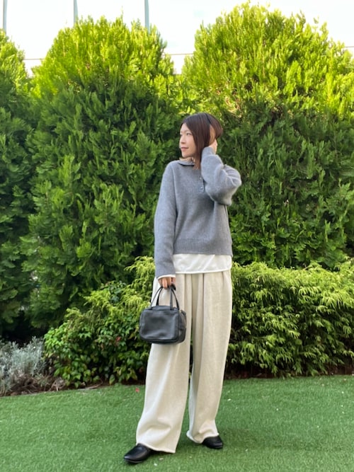 FOX混衿付き畦ニット（ニット/セーター）｜URBAN RESEARCH DOORS